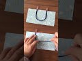 12cmファスナーで作る トートバッグ型ポーチの作り方【How to make a tote bag pouch】DIY #shorts