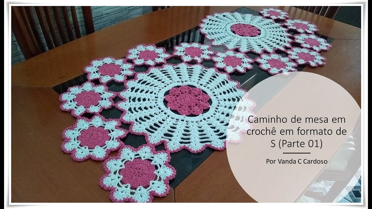 Passadeira de mesa crochê Clearance