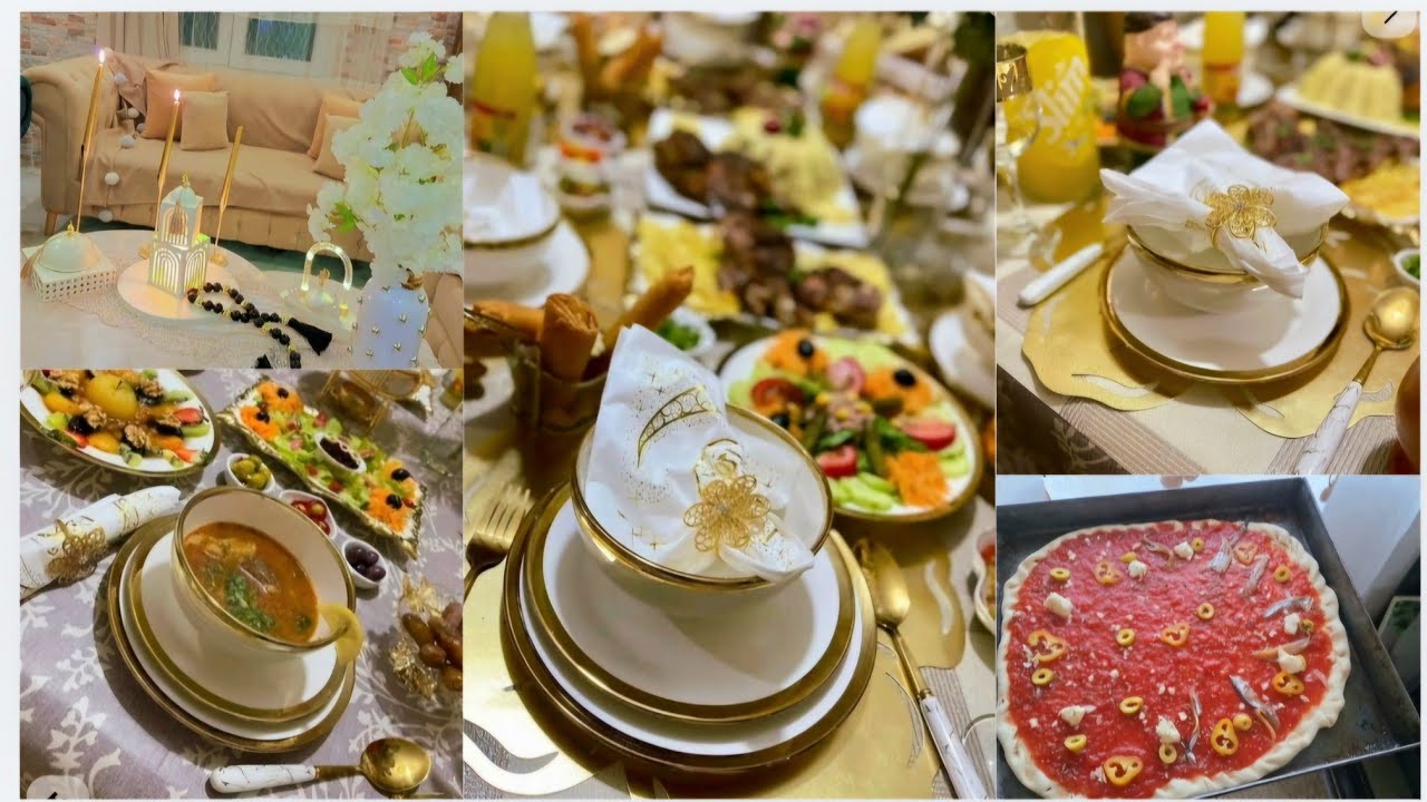 أول #رمضان كيفاش فات🕋🌙#طاولة_رمضانية وجدت ليه ليه #أطباق_جزائرية 🇩🇿