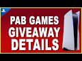 PAB Games Giveaway Details
