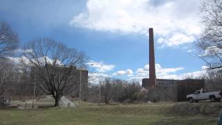 Smokestack implosion at Kings Park Psych Center