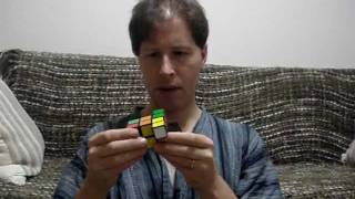 Aaron Solving a 2x2x4 Rubik's Tower Cube