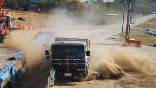 [Crash Barrier] Vehicle Crash Test (SB4) - Strength Performance Evaluation (Truck)