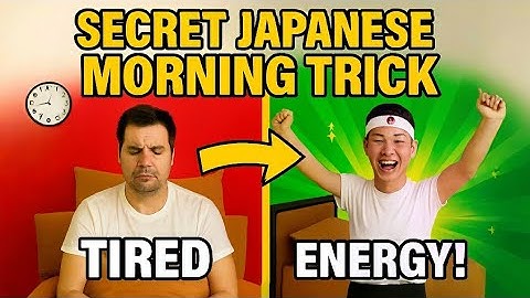 How to Sleep LESS hours and wake up FRESH like the Japanese (No Coffee Needed fr)