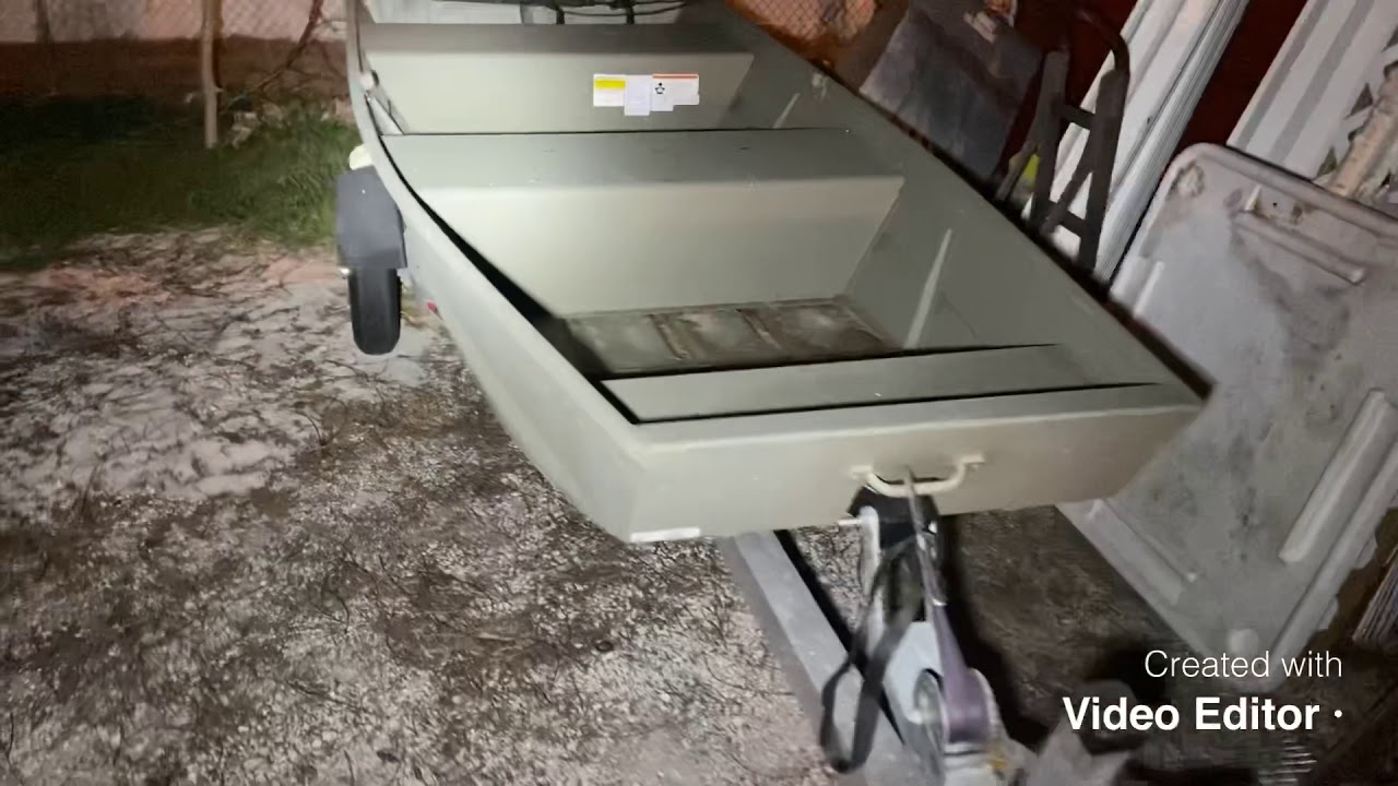 Tracker boat Backwater mud boat kit YouTube