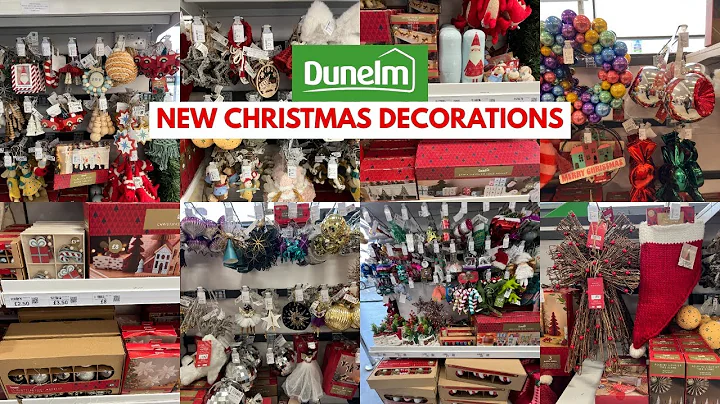 DUNELM NEW CHRISTMAS DECORS WITH PRICE 2025 | DUNELM HAUL | TRAVELANDSHOP WITH ME