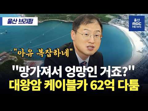 [울산브리핑] 이행보증금 62억 다툼 … 울산 <strong>대왕암</strong> 해상케이블카  어떻게 되나