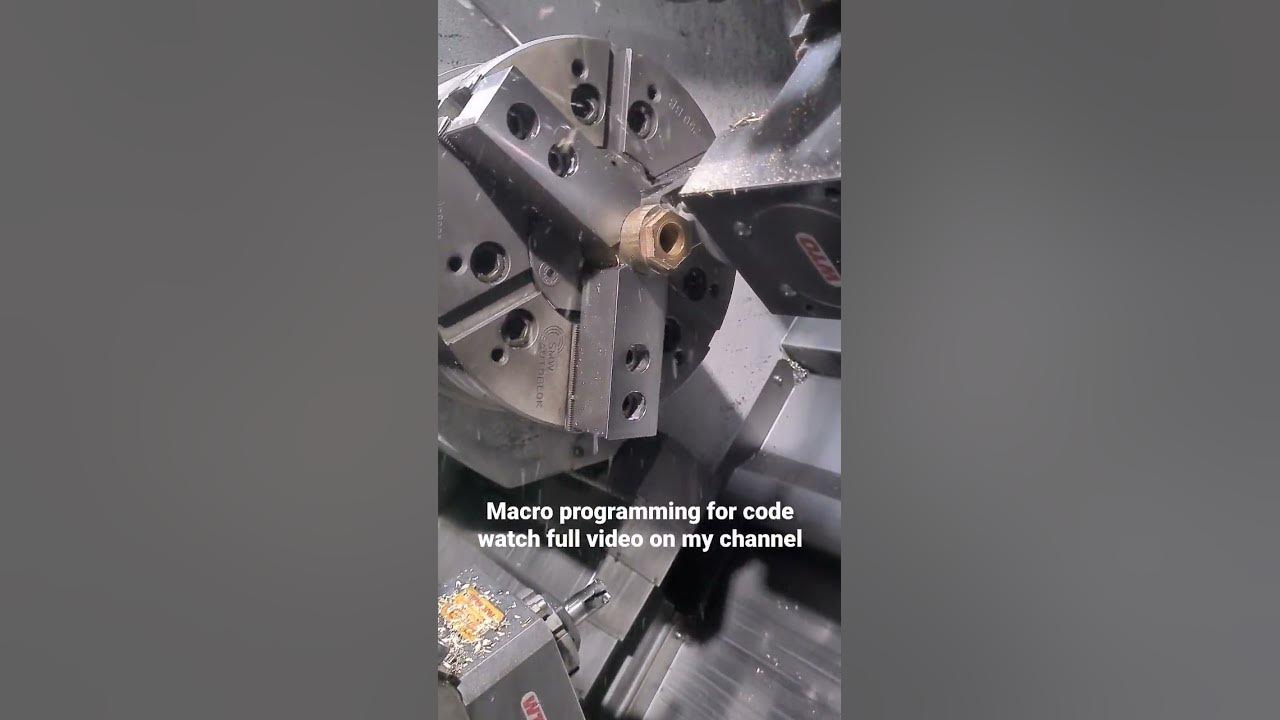 Macro Programming with code #cnc #milling #turning #fanuc #lathe # ... image.