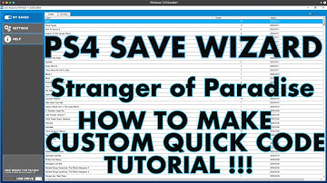 [PS4] Stranger of Paradise - How to Create SW Custom Code for Max ATK, DEF, MAG | Save Wizard Guide