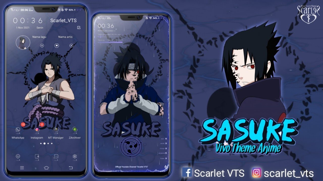 Vivo theme anime - Uchiha Sasuke