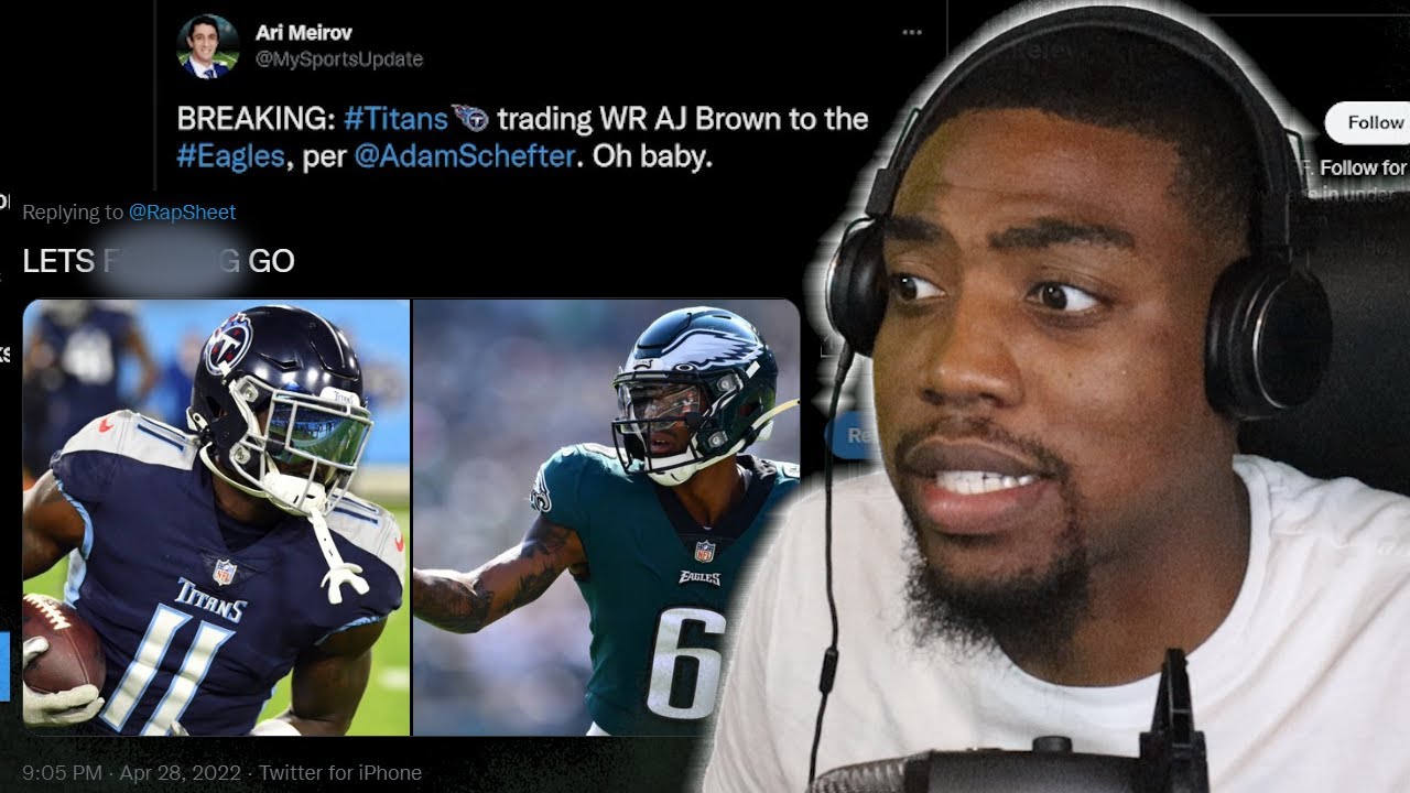 AJ BROWN TRADED!? (LIVE REACTION)