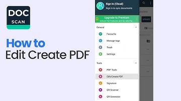 How to Edit Create PDF on Doc Scanner