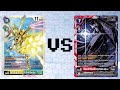 Rapidmon X Antibody vs BlackwarGreymon Ace | EX10 | Digimon Card Game