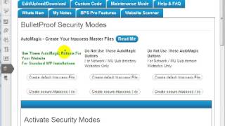 BulletProof Security Plugin