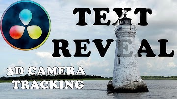 DaVinci resolve 3D CAMERA TRACKER | Sample video - TUTORIAL linked in description