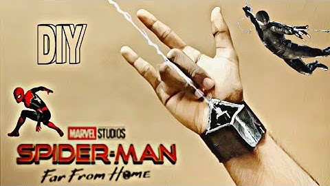 FUNCTIONAL Spider-Man Far From Home Web Shooter! EASY BUILD with templates