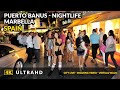 Puerto Banus Marbella nightlife / Night walk Bars and Restaurants