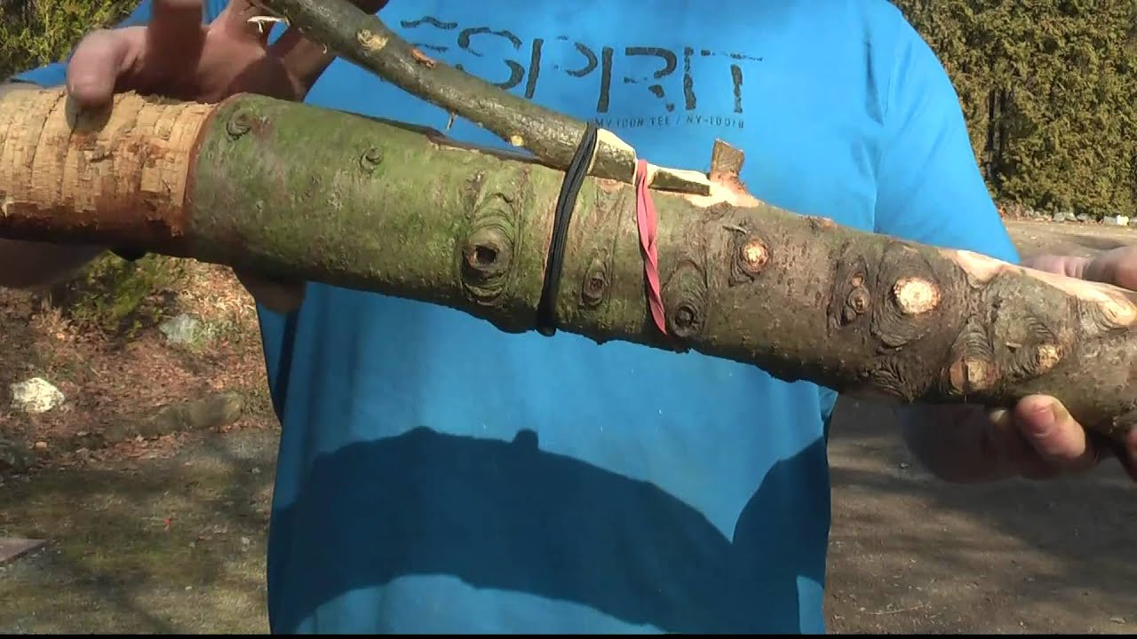 Turn your christmas tree into a deadly slingshot crossbow! YouTube