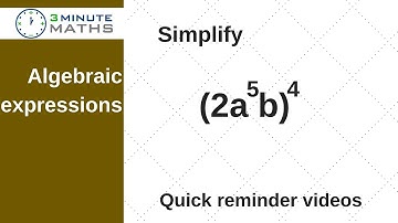 Indices - simplify terms to the power of 4 - GCSE maths