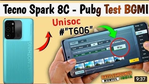 Tecno Spark 8C Pubg Test _ BGMI Test _ -- Tecno Spark 8C Pubg Gaming Review _ Graphics Test