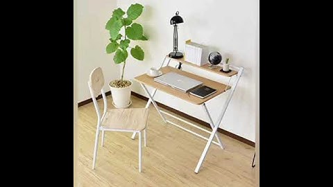 Folding Desk With Shelf smart gadget #short video Buy link description...
