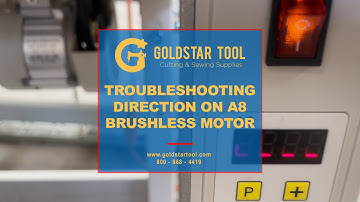 Tutorial - Troubleshooting Direction on an A8 Brushless Motor - Goldstartool.com - 800-868-4419