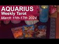 AQUARIUS WEEKLY TAROT READING "AWAKENING AQUARIUS" March 11th to 17th 2024 #weeklytarot #tarot