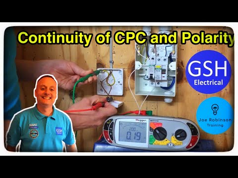 Continuity of CPC and Polarity of a 1 Way and a 2 Way and Intermediate Lighting Circuit (R1 + R2)