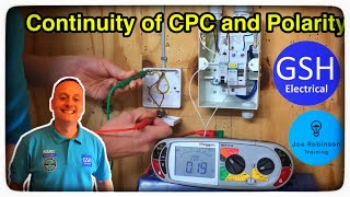 Continuity of CPC and Polarity of a 1 Way and a 2 Way and Intermediate Lighting Circuit (R1 + R2)
