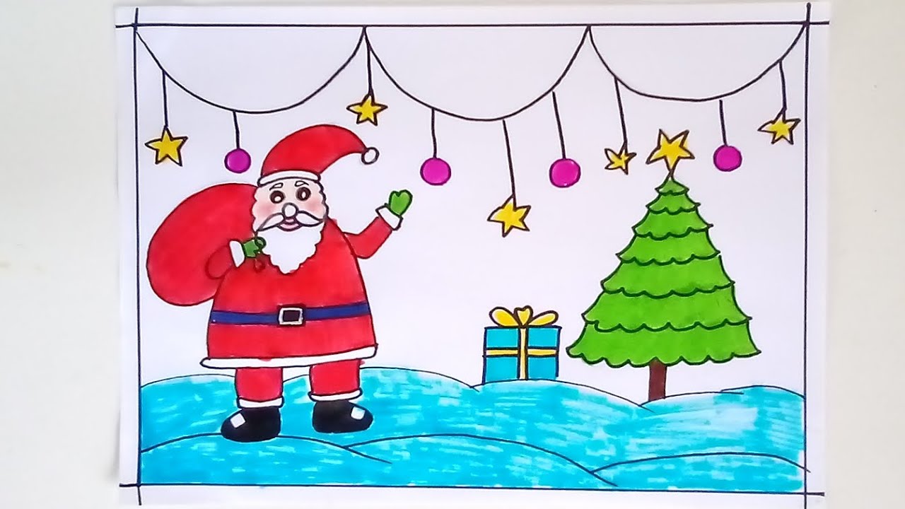 How to Draw Santa Claus Drawing for Beginners / Christmas Day Special  Drawing - YouTube