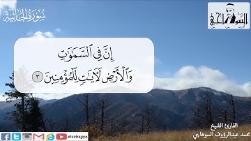 ترتيل بصوت جميل _ سورة الجاثية _ الشيخ محمد عبدالرؤوف السوهاجي