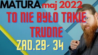 Matura exam, basic mathematics, May 2022, open tasks 29-34 screenshot 4