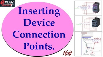 E-43.Use Device Navigator and Insert device connection point||Eplan tutorial for beginners in Hindi.