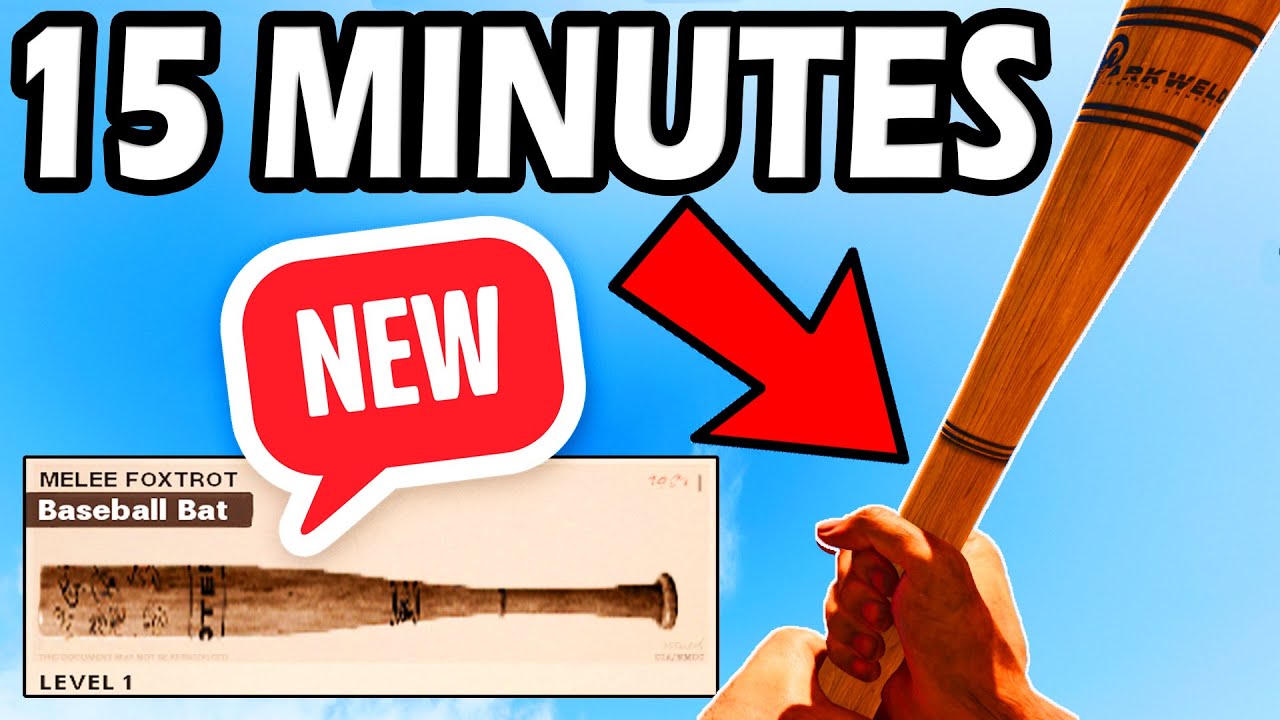 Unlock the *NEW* Free Baseball Bat DLC Weapon in 15 MINUTES! Bat Fast Unlock (Black ops: Cold War)