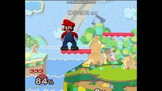 SSBM Match - KirbyPoyoKiddie (Marth, Kirby, Mario) vs Level 9 CPU (Fox)