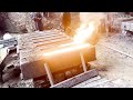 Unbelievable Industrial Power: 1500°C Liquid Steel Casting in a Giant Foundry