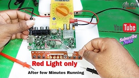 Solid 6363New repair | automatic power Off red light only | Red Light blinking Problem कैसे सही करें
