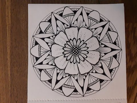 Mandala tekenen, deel 1