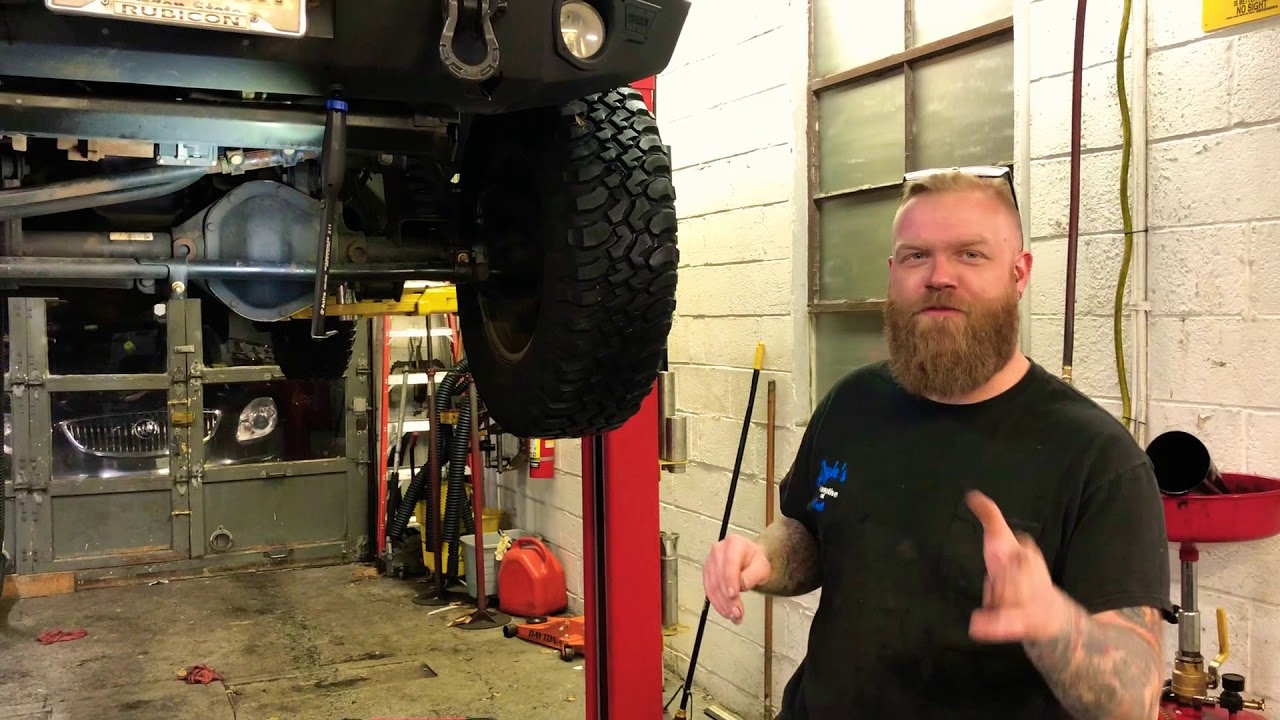 Jeep Wrangler sway bar light flashing. - YouTube