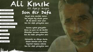 Ali Kınık - Son Bir Defa  (Official Lyric Video)