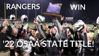 Estacada Rangers Win -'22 OSAA 4A Title! (Full Highlights)