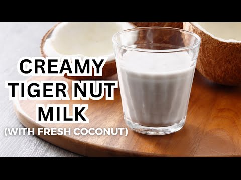 Tiger Nut Milk (Kunun Aya Recipe) | Smooth & Creamy Dairy-Free Drink 🥛