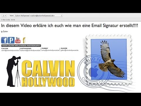 Email Signatur erstellen (Mac Mail)