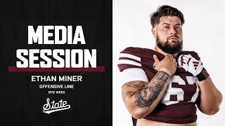 FOOTBALL | Ethan Miner - Bye Week Media Session
