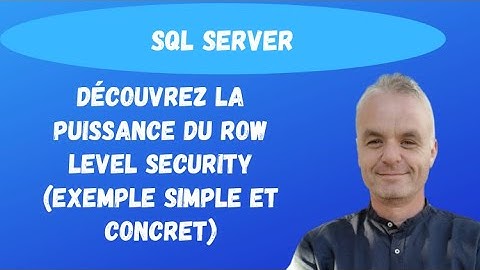 SQL pour les débutants : Découvrez la puissance du Row level security. (exemple simple et concret)