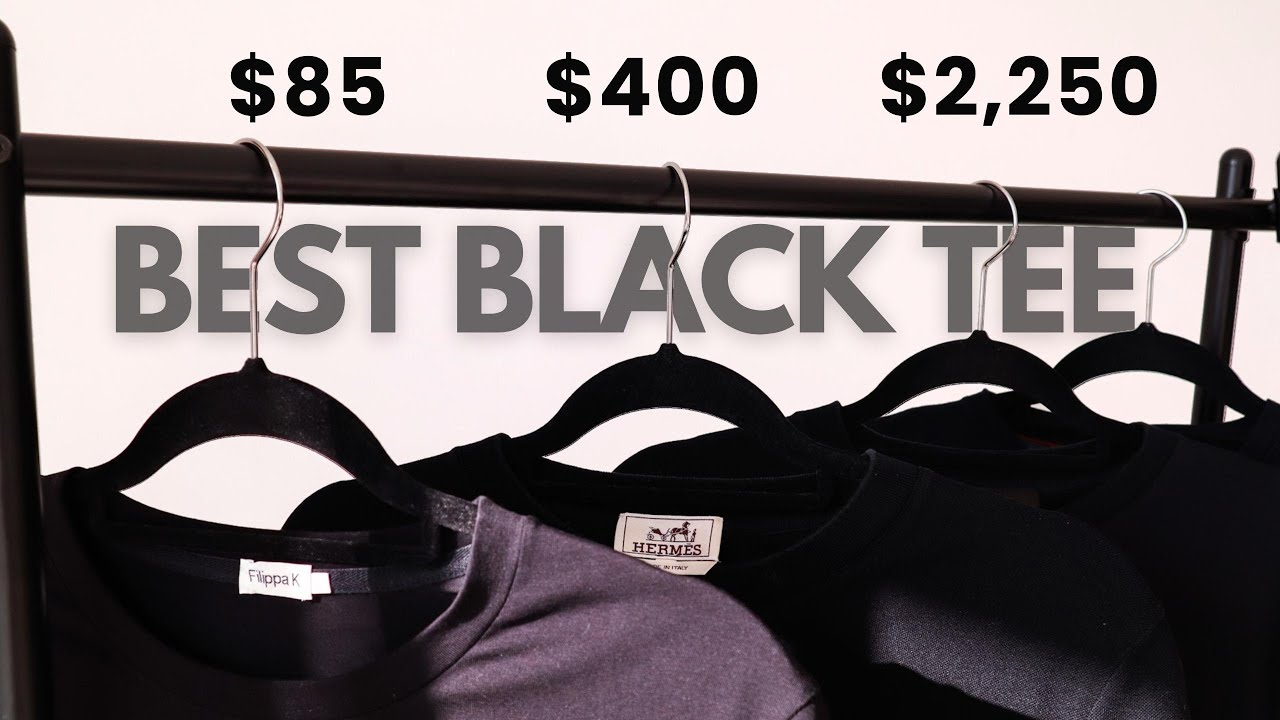 I SPENT $10K TO FIND THE PERFECT BLACK DESIGNER T-SHIRT.. | Who Makes The Best T-Shirt?