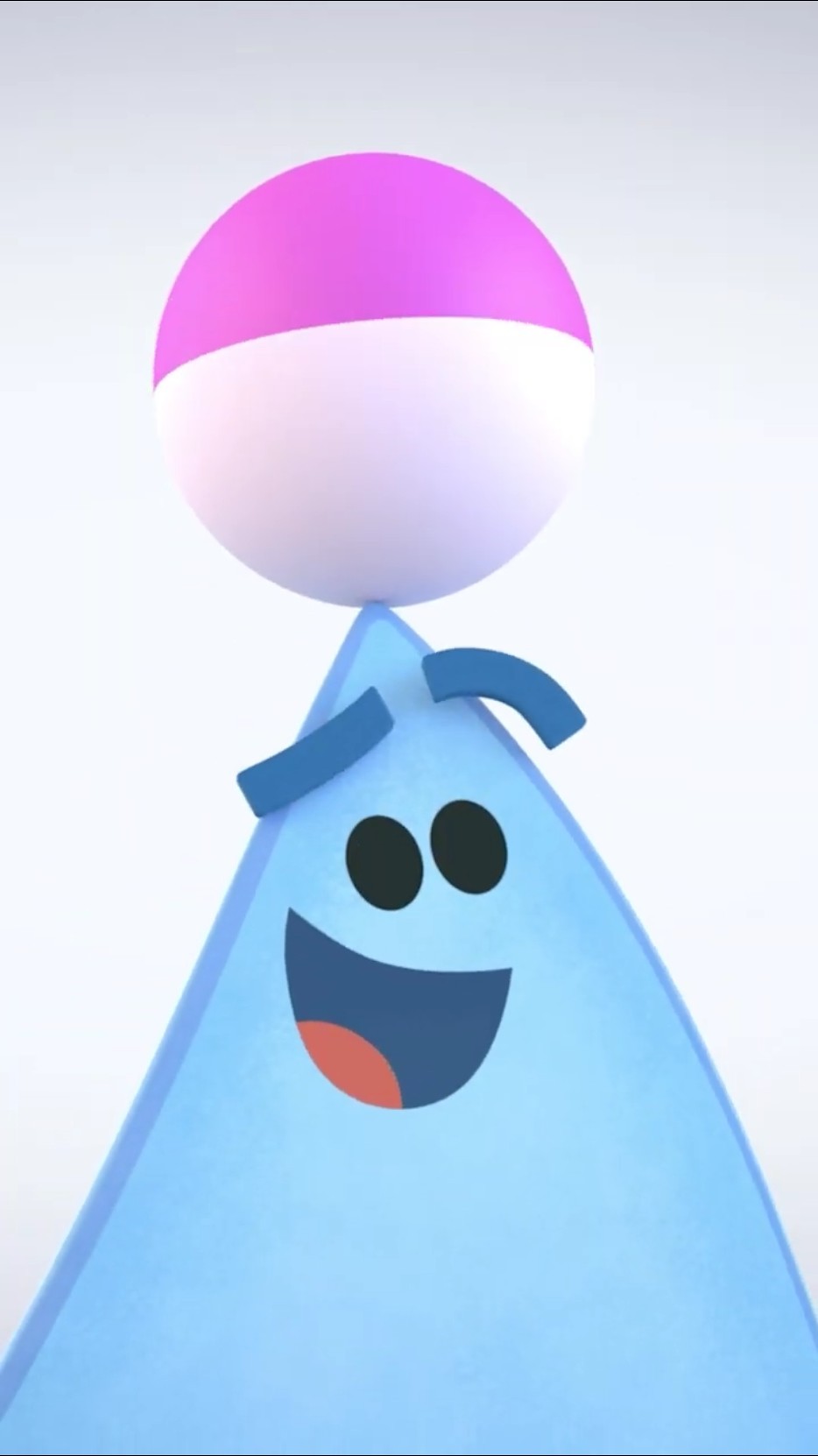 El triángulo azul es muy juguetón con sus tres lados ?? #cuquin #cleoycuquin