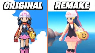 Pokémon Brilliant Diamond & Shining Pearl  DS vs. Switch Graphics Comparison