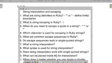 string interpolation and escaping in ruby