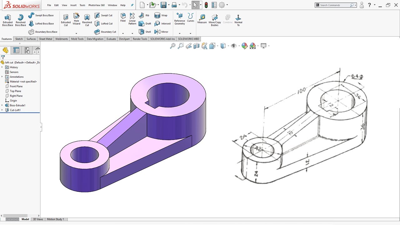 solidworks tutorials Images High Quality Grahic SolidWorks Tutorial for beginners 17 - YouTube